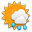slight chance of light rain showers