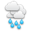 areas light drizzle