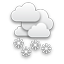 light snow showers likely